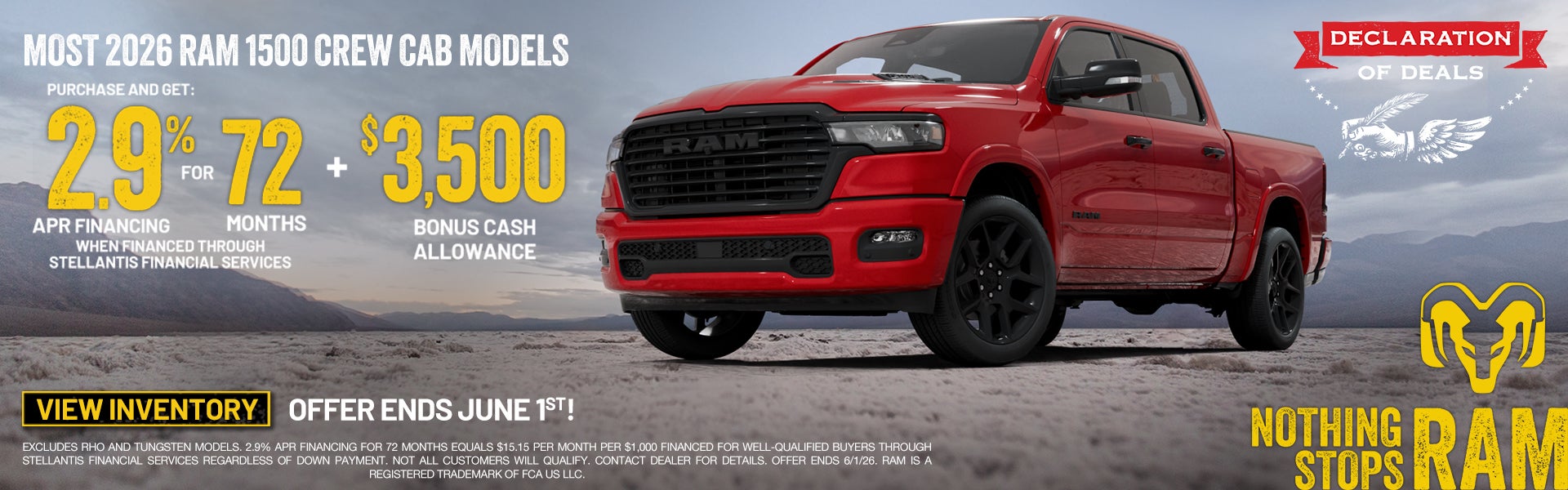 2026 Ram 1500 Crew Cab Models
